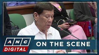 Duterte at Senate drug war probe: 'Treat me as a witness, not as president or friend' | ANC