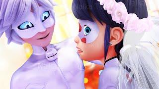 WEDDING LADYBUG AND CAT BLANC- MIRACULOUS 5 / Свадьба Маринетт и Адриана | Леди Баг и Кот Нуар Блан