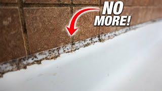 How To Remove MOLDY Caulk FAST In Your Bathroom Or Kitchen! DIY