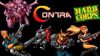 Contra Hard Corps SEGA Walkthrough (No Death, All Endings)