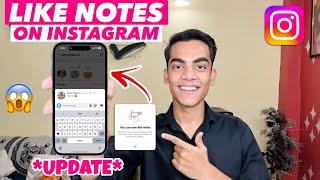 How To Like Notes In Instagram | Instagram Notes Like Option Not Showing|How To Like Instagram Notes