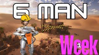 Constructing A Mighty Stronghold In Scorched Earth! Ark Survival Ascended Small Tribes.