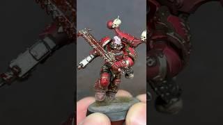 Painting a Khorne Berzerker! #warhammer40k #warhammercommunity