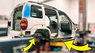 Jeep Liberty DIY Frame Stiffeners