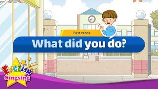 [Past tense] What did you do? - Easy Dialogue - Role Play