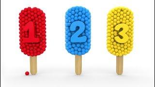 Learn Numbers with 3D Popsicle for Children Kids 1-10