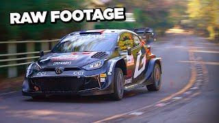 CRAZY Tire Warm-up WRC Rally Japan 2024 [4K 50fps]