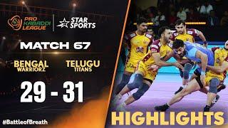 #TeluguTitans win against #BengalWarriorz | ProKabaddionStar