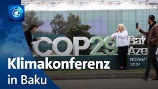 Schwierige Verhandlungen bei der UN-Klimakonferenz in Baku