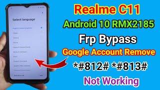 Realme C11 FRP Bypass 2024 | Android 10 RMX 2185 | Realme C11 Google Account Remove Without Pc