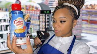 ASMR |  Nosy Grocery Store Clerk Roleplay | Part 2 | Whispered | Retail Therapy