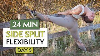 24 MIN YOGA FOR SIDE SPLITS | Flexibility Yoga Challenge | DAY 5