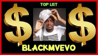 How much does BlackMVEVO make on YouTube 2016