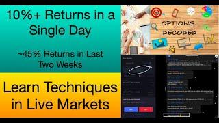 10+% Returns in a Single Day : Channel for Every Trader & Investor