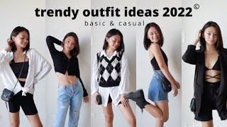TRENDY BASIC OUTFIT IDEAS FOR 2022 || Michelle G.