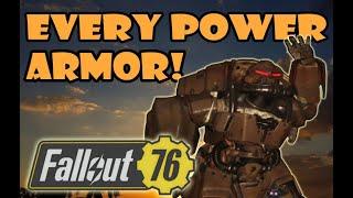 [Fallout 76] Every Obtainable Power Armor! (As of Nov 2024)