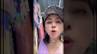 Tante Sarah Ardhelia manjat tangga sendiri