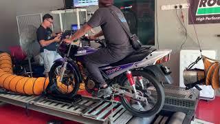 Rxz 39hp on dyno !!