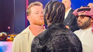 Terence Crawford vs Canelo HEATED FACE OFF • TENSIONS RISE in Riyadh | BEHIND-THE-SCENES LOOK