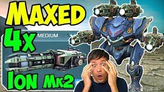 War Robots Gameplay Mk2 Maxed Ion Spectre ZAAAP! WR