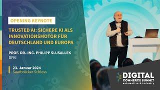 Opening Keynote – Trusted AI: Sichere KI als Innovationsmotor für Deutschland und Europa