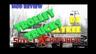 Mod Review Treollwy Trucks - Workers and Resources - Soviet Republic