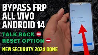 Cara bypass frp akun google vivo android 14|| vivo y22 verifikasi akun new security 2024 done..