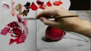 Beginners Acrylic Still Life Painting Techniques demo - Part 3