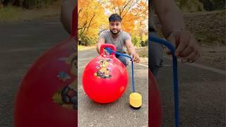 Big Bouncy Jumping Ball Unboxing and Testing