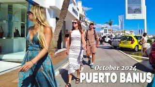 Puerto Banus Marbella Spain October 2024 Malaga Walking Tour [4K]