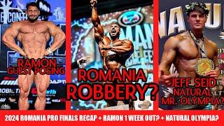 2024 Romania Pro Finals Recap and Results + Is Ramon Doing Prague?? + Jeff Seid Wins NATURAL Olympia