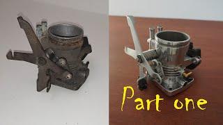 BMW E30 rusty Throttle body INSANE Restoration part 1