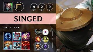 Singed Top vs Aatrox - KR Challenger Patch 25.07