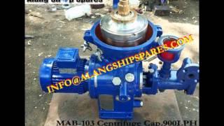 alfa laval oil purifier, industrial centrifuge, oil separator MAB, MAPX, MOPX, WHPX, FOPX, MMPX