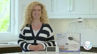 PTPA Seal of Approval Winner | VTech VC2105 5” HD Screen Smart Nursery Over the Crib Mount Monitor