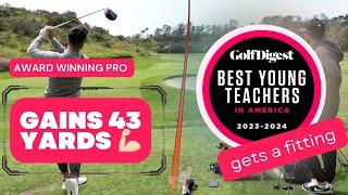 Professional Golfer Gains 43 YARDS but only adds 1mph of Clubhead Speed | TrottieGolf