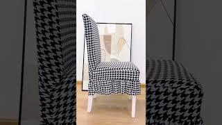 This chair cover is made of high-elastic fabric #beauty  #chaircover #home #homedecor  #diningroom