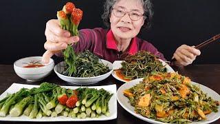 Cooking+Mukbang) Fragrant Country Table Spring Vegetable Mukbang, Dooreup, Chwinamul [Grandma]