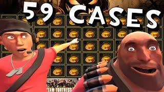 TF2 Opening ALL 59 halloween cases 2024