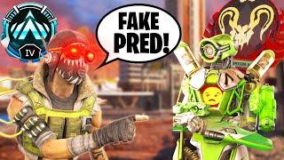 TOXIC RANDOM GETS HUMBLED BY APEX PREDATOR.. (Apex Legends)