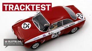 Slotcar Tracktest Alfa Romeo in 1:32 von Revoslot