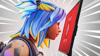 Immortal Neon Sits 2 INCHES from his Monitor