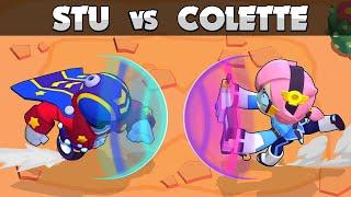 STU vs COLETTE | 1vs1 | 27 тестов | Brawl Stars