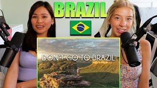 American Girls React To "Don't Go To Brazil" 