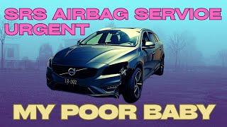 Volvo V60 SRS Airbag Service Urgent DIY Fix [s60 xc90 v70 v40 s40]