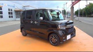 2017/2018 New HONDA N-BOX Custom Turbo Honda SENSING 4WD - Exterior & Interiror