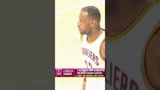 LeBron hits 5OK #nba #lebronjames #explore #trending #explore #losangeles #lakers #cavs #reels