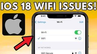 iOS 18.2 - Fix WiFi Issues After Updating (3 Ways!!!)