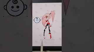 Cherri from Hazbin Hotel ️ #drawing #hazbinhotelfanart #angeldust #artforbeginners #cuteart #anime