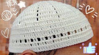 Buy Crochet Kufi Cap | Crochet Prayer Cap | Muslim Prayer Cap | HandmadeOrder NowRamzaan Special